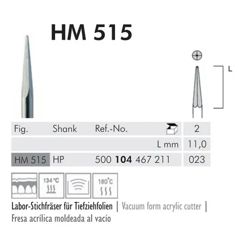 MEISINGER HP RVS SPIRAALBOREN 515/023 (2st)