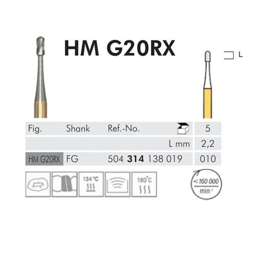 MEISINGER FG CARBIDE G20RX010 (5st)