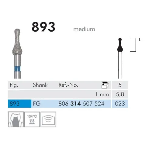 MEISINGER FG DIAMANT 893/023 (5st)