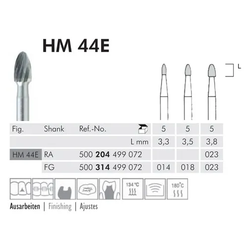 MEISINGER RA CARBIDE FINIEREN 44E023 (5st)
