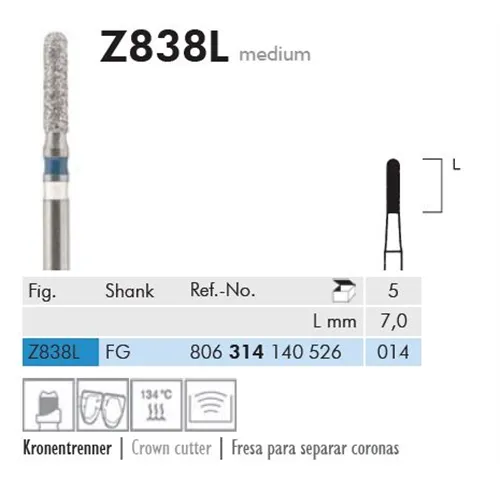 MEISINGER ZIRKON DIAMOND Z838L/014 (5st)
