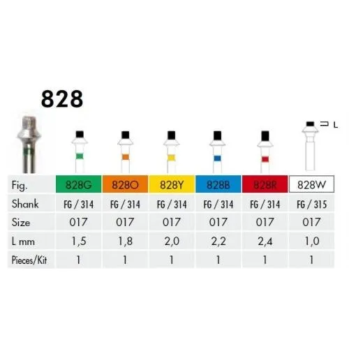 MEISINGER OCCLUSAL REDUCTION ROOD 828R017 (5st)