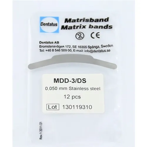 DENTATUS RVS MATRIXBANDJES NR.3 DUN (12st)
