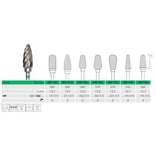 MEISINGER HP CARBIDE FRAIS 72G060 (1st)