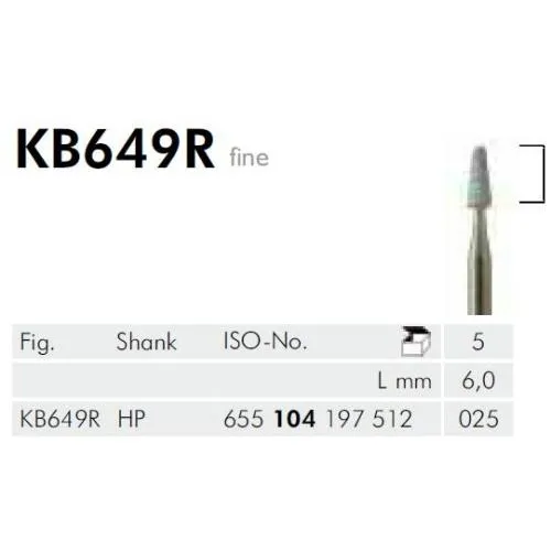 MEISINGER HP KERAMISCHE SLIJPKOP KB649R (5st)