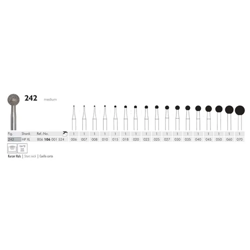 MEISINGER HP-XL DIAMANT FRAIS 242/070 (1st)