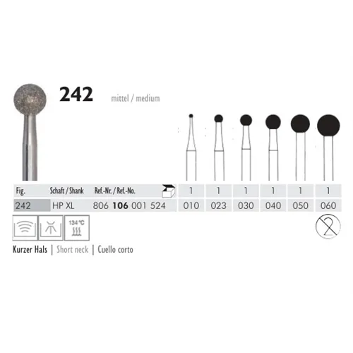 MEISINGER HP-XL DIAMANT FRAIS 242/030 (1st)