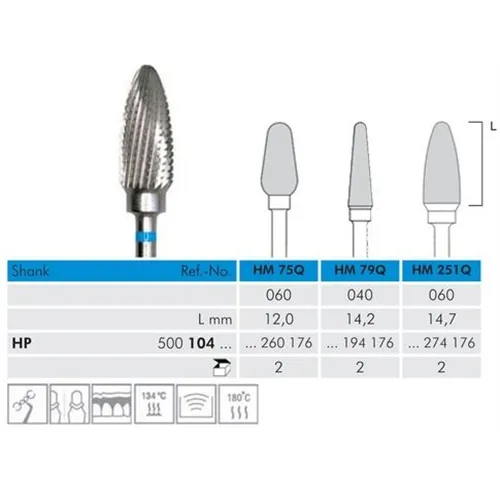 MEISINGER HP CARBIDE FRAIS H79Q040 (2st)