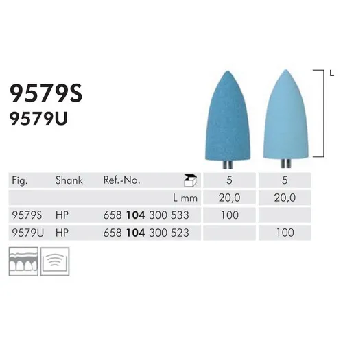 MEISINGER HP POLIJSTPOINT 9579S100 (5st)