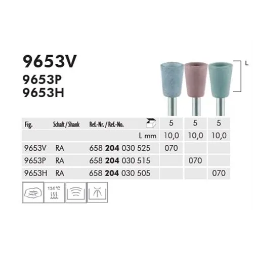 MEISINGER RA POLIJSTCUPS 9653V070 (5st)