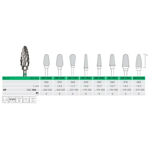 MEISINGER HP CARBIDE FRAIS DBS 77HX060 (1st)