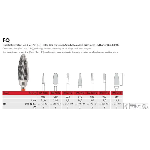 MEISINGER HP CARBIDE FRAIS 251FQ060 (2st)