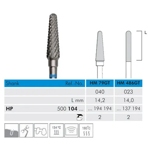 MEISINGER HP CARBIDE FRAIS 79GT040 (2st)