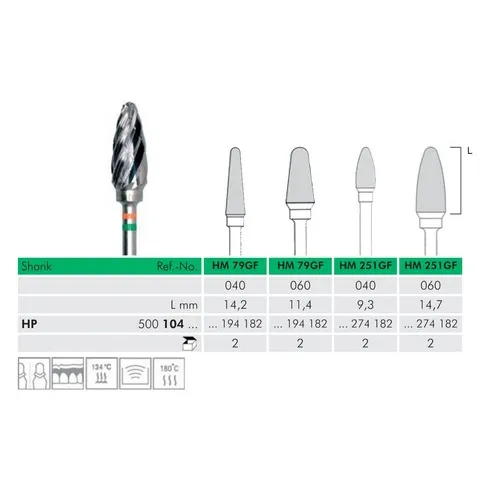 MEISINGER HP CARBIDE FRAIS 251GF040 (1st)