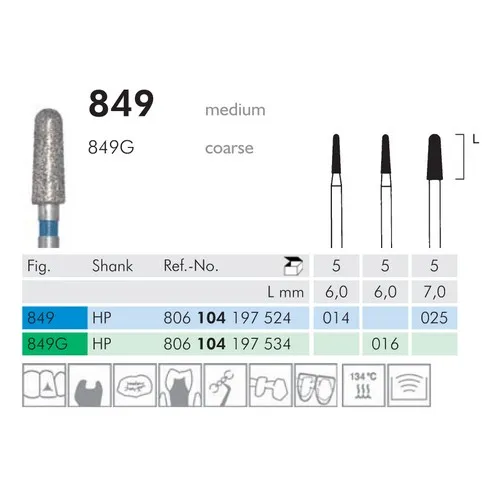 MEISINGER HP DIAMANT 849/025 (5st)