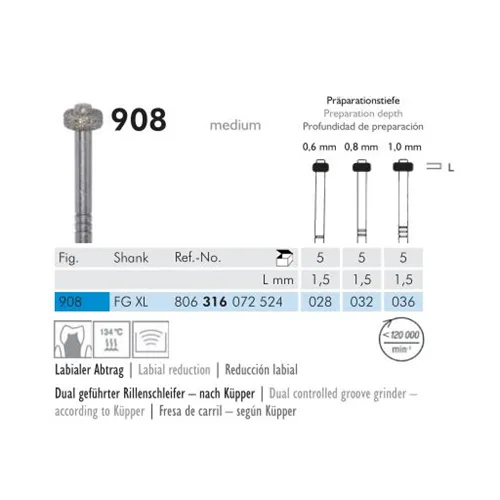 MEISINGER FG-XL DIAMANT 908/028 (5st)