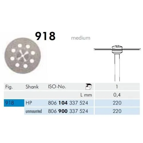 MEISINGER DIAMANT SCHIJF 918/220 ONGEMONTEERD (1st)