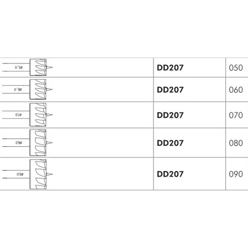 MEISINGER RA BOT VERLAGINGS FRAIS Ø0,5mm DD207/050 (1st)