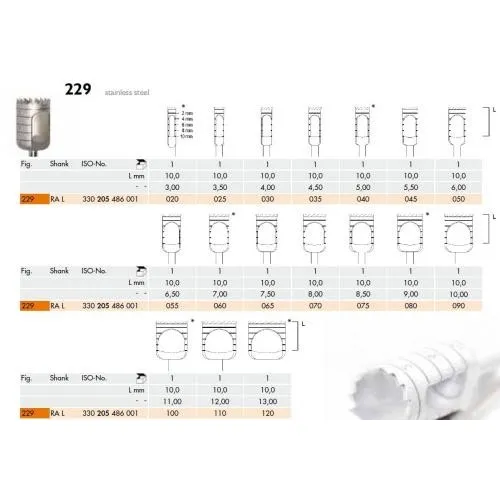 MEISINGER RA-L TREPAAN BOOR 229/020 (1st)