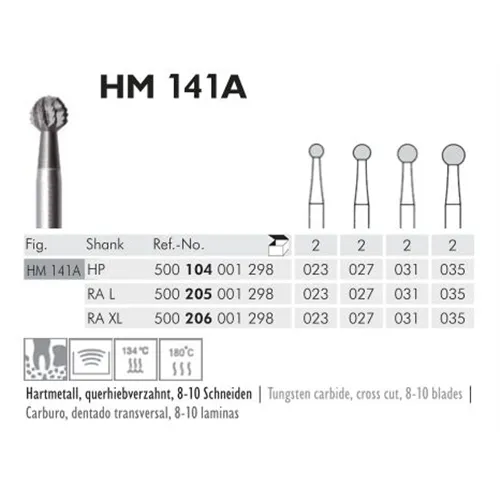 MEISINGER HP CARBIDE ZESBLADIGE ALLPORT BOOR 141A035 (2st)
