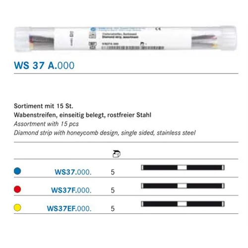 KOMET SCHUURSTRIP DIAMANT ASSORTIMENT NR.WS-37A (15st)