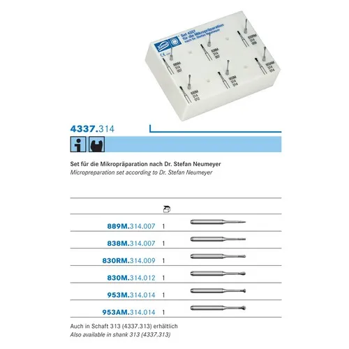 KOMET MICRO PREPARATIE SET NR.4337