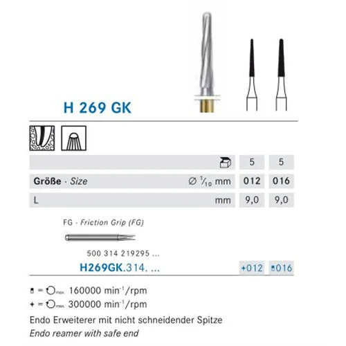KOMET FGL CARBIDE H269GK016 (5st)
