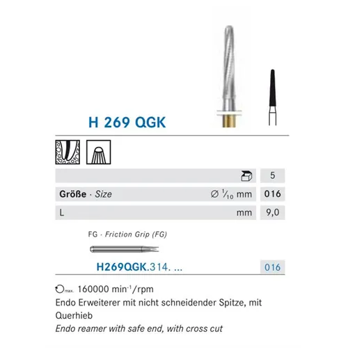 KOMET FG CARBIDE H269QGK016 (5st)