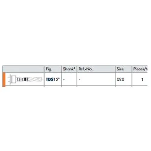 MEISINGER IMPLANT PREP BOOR TDS15 020 (1st)