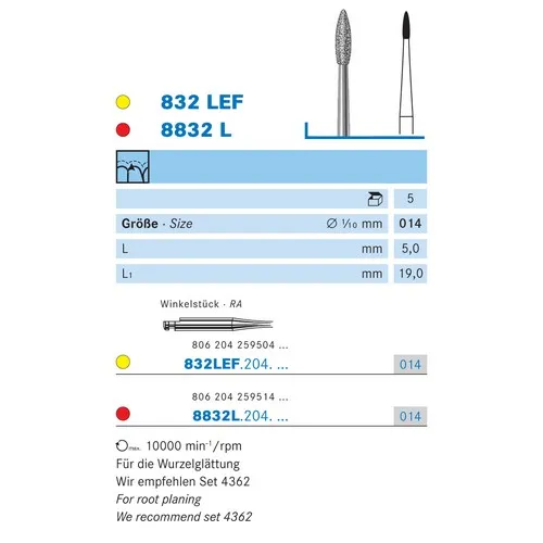 KOMET RA DIAMANT 8832L014 (5st)