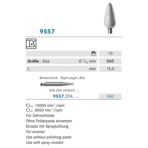 KOMET RA POLIJSTPOINTS 9557 (10st)