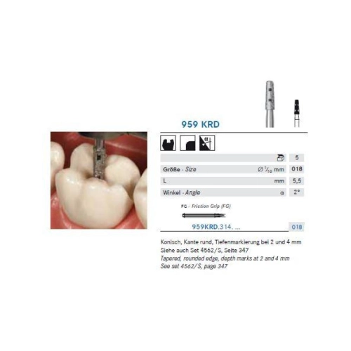 KOMET FG DIAMANT 959KRD/018 (5st)