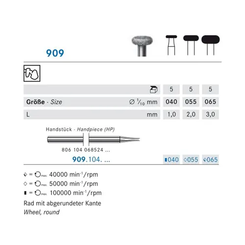 KOMET HP DIAMANT 909/055 (5st)