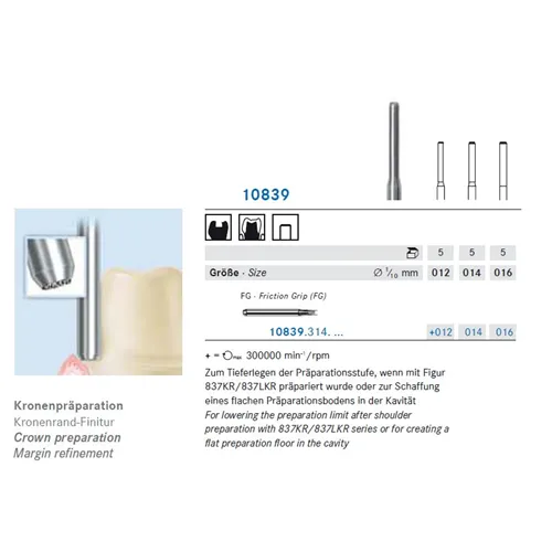 KOMET FG DIAMANT 10839/014 (5st)