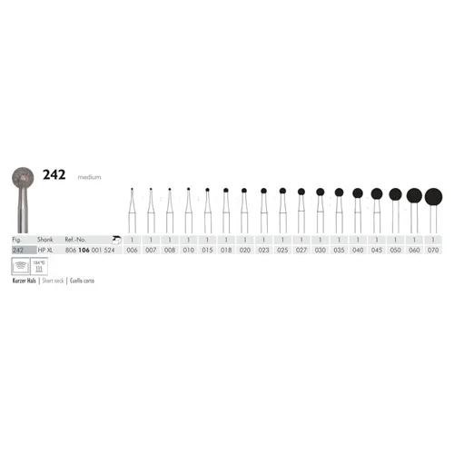 MEISINGER HP-XL DIAMANT FRAIS 242/050 (1st)