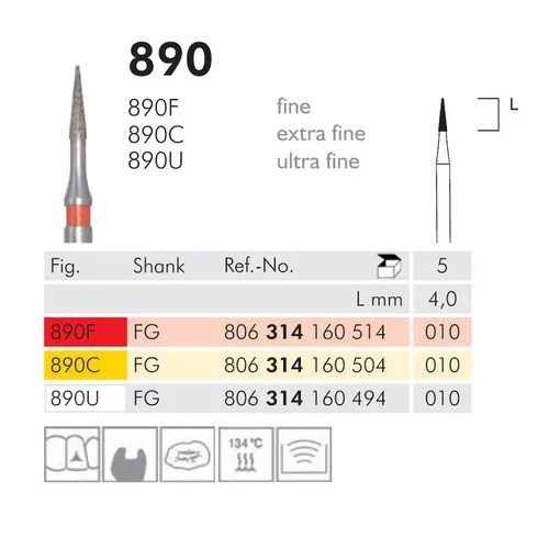 MEISINGER FG DIAMANT 890U010 (5st)