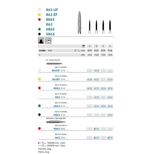 KOMET RA DIAMANT 863/012 (5st)
