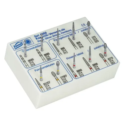KOMET FG DIAMANT KERAMIEK VENEER SET NR.4151