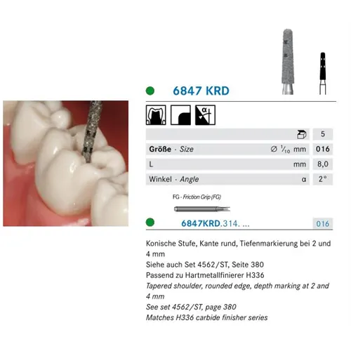 KOMET FG DIAMANT 6847KRD016 (5st)