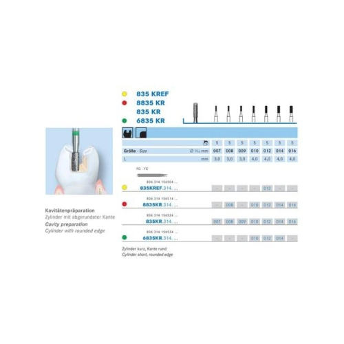 KOMET FG DIAMANT 6835KR014 (5st)