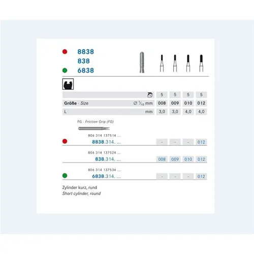 KOMET FG DIAMANT 838/010 (5st)