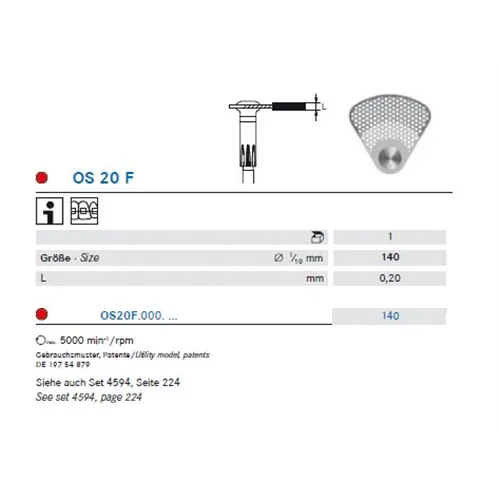 KOMET OS20F140 REFILL (1st)