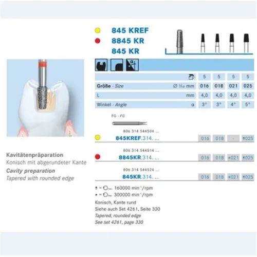 KOMET FG DIAMANT 8845KR016 (5st)