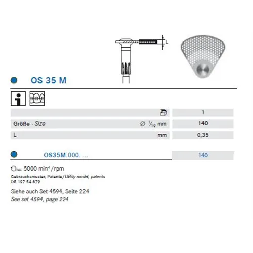 KOMET OS35M140 REFILL (1st)