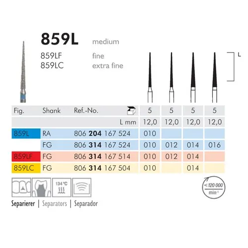 MEISINGER FG DIAMANT 859L010 (5st)