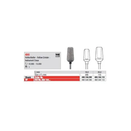 EDENTA HP HOLLE FRAIS SLIJPER 490/090 (1st)