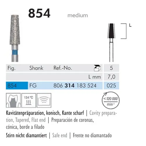 MEISINGER FG DIAMANT 854/025 (5st)