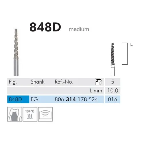 MEISINGER FG DIAMANT 848D016 (5st)