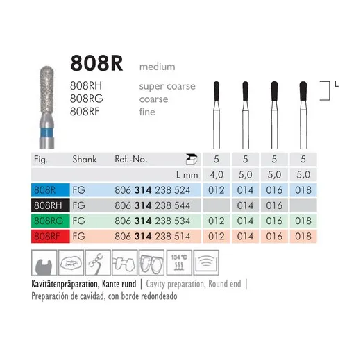 MEISINGER FG DIAMANT 808RF016 (5st)