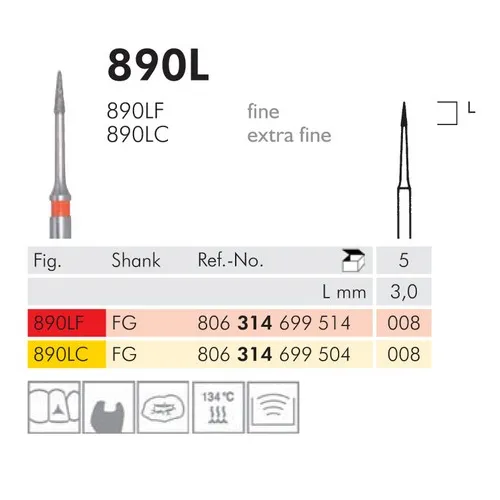 MEISINGER FG DIAMANT 890LF008 (5st)